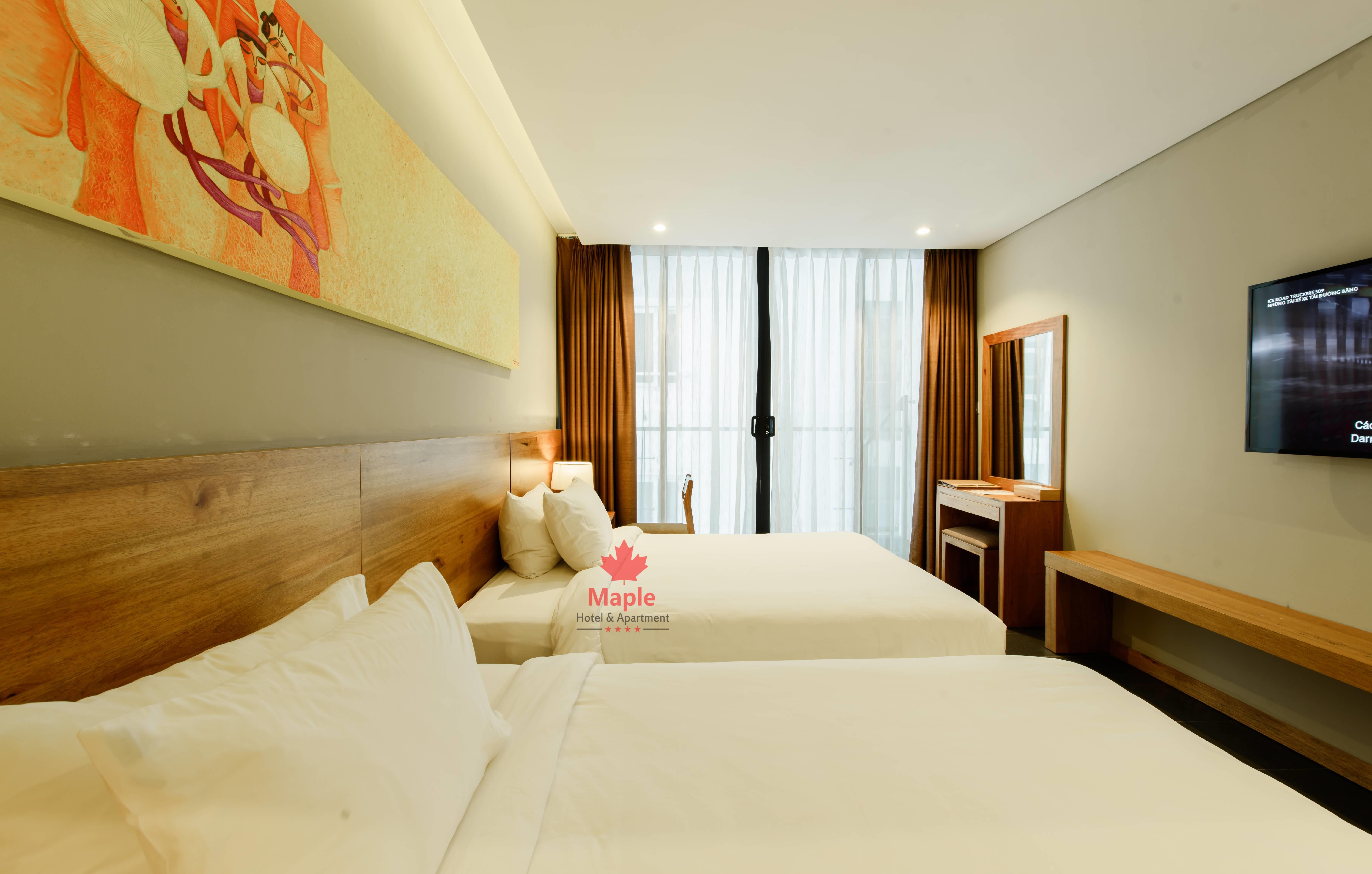 เมเปิล โฮเต็ล แอนด์ อพาร์ตเมนต์ Hotel ญาจาง ภายนอก รูปภาพ