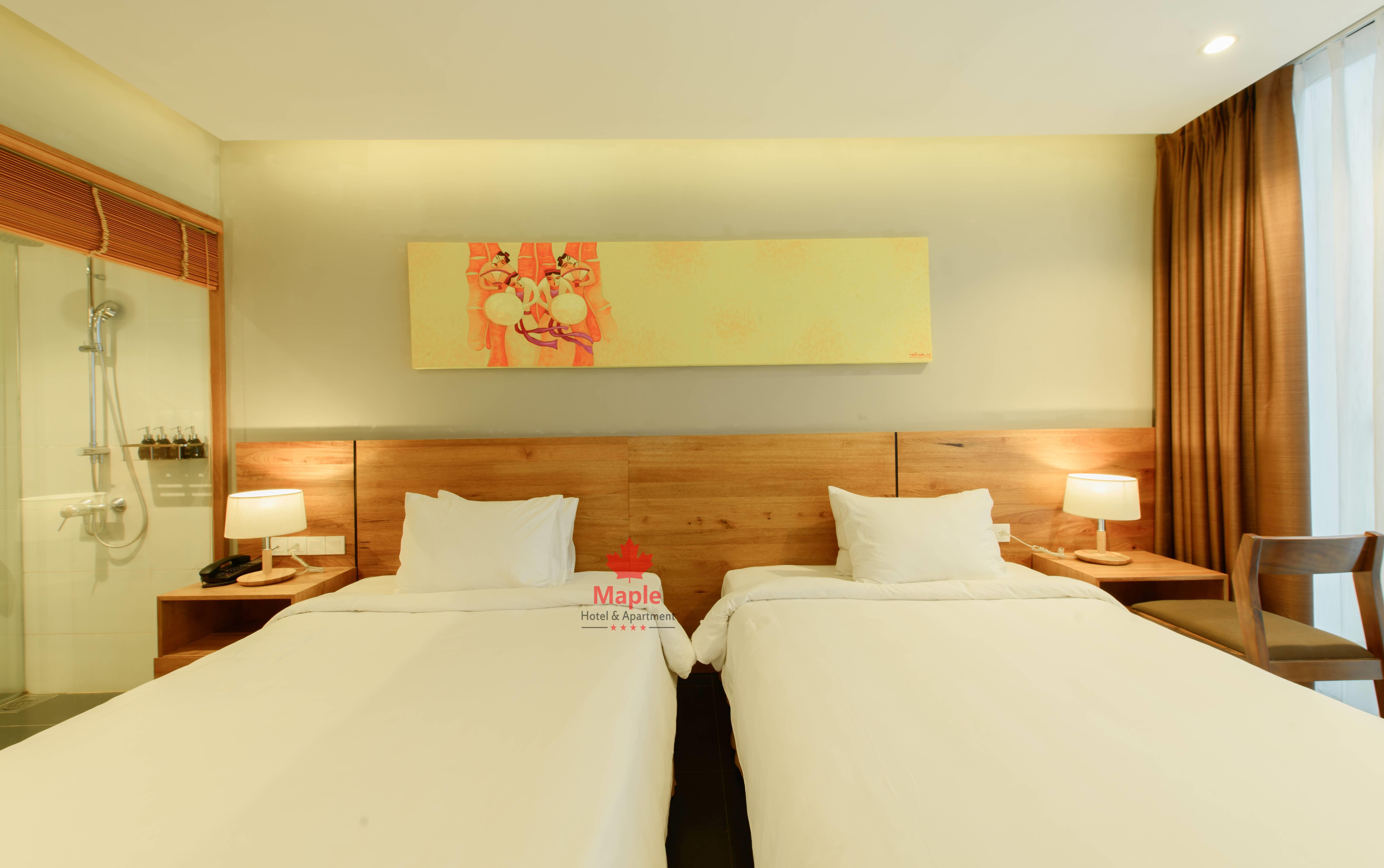 เมเปิล โฮเต็ล แอนด์ อพาร์ตเมนต์ Hotel ญาจาง ภายนอก รูปภาพ