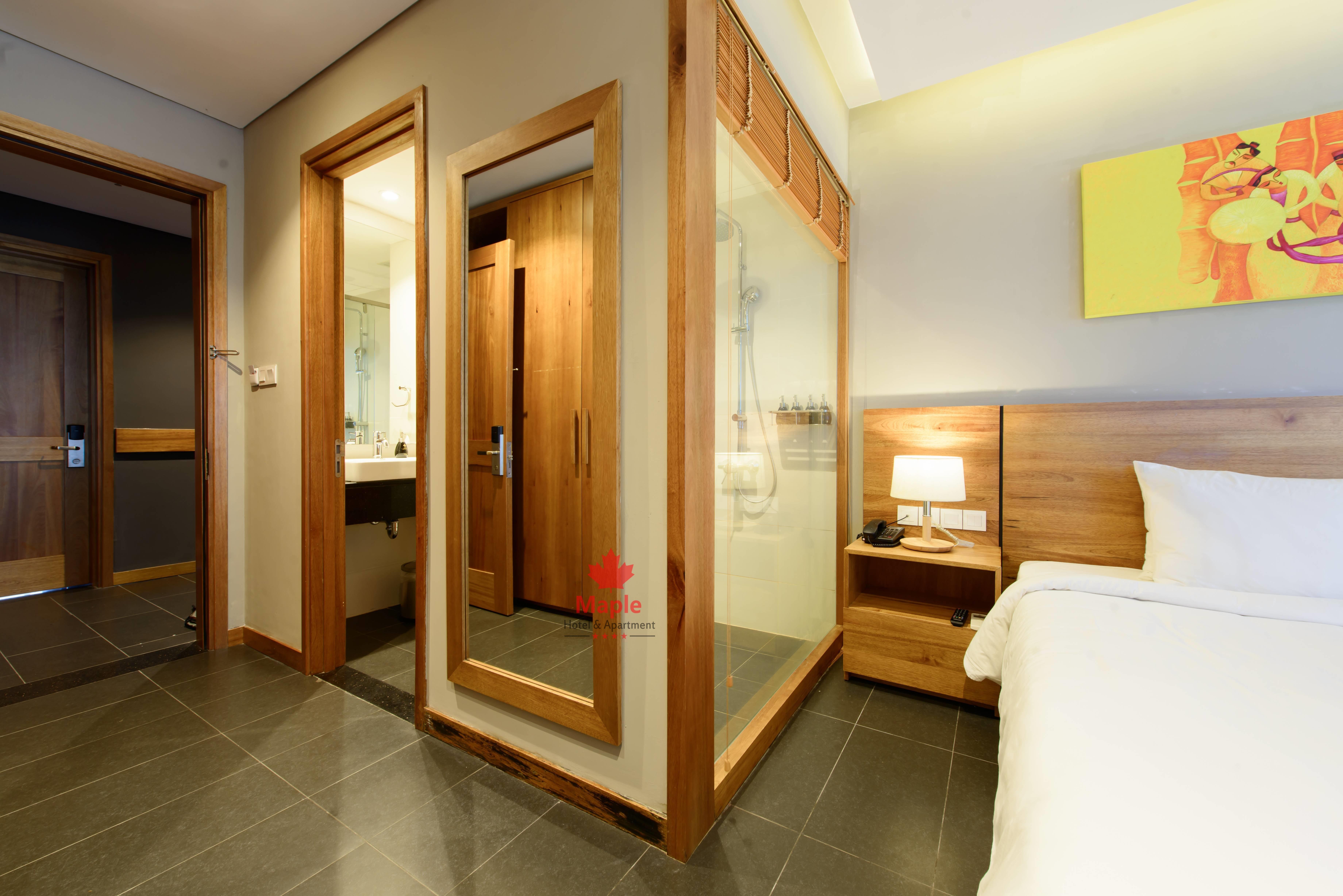 เมเปิล โฮเต็ล แอนด์ อพาร์ตเมนต์ Hotel ญาจาง ภายนอก รูปภาพ