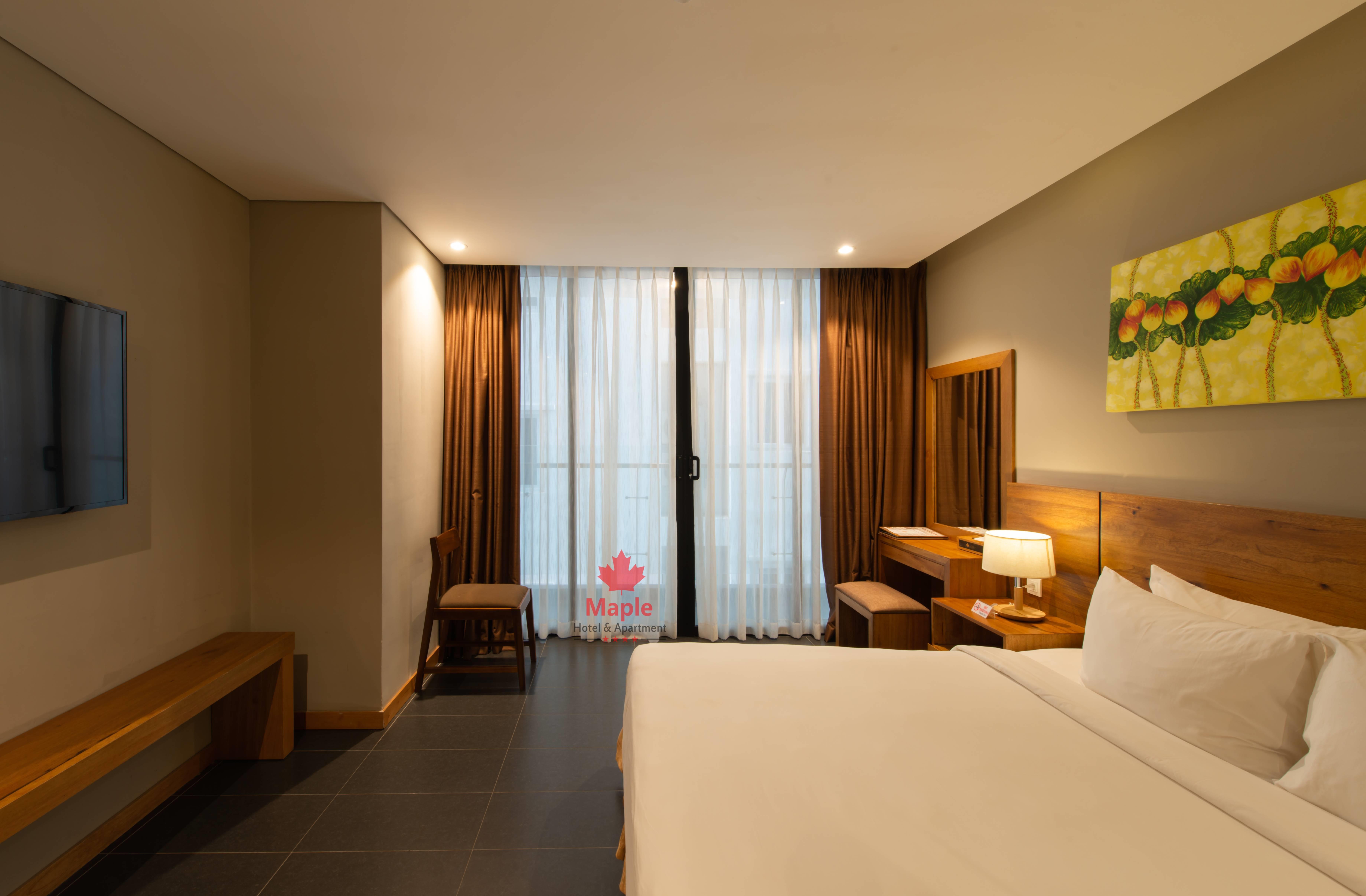 เมเปิล โฮเต็ล แอนด์ อพาร์ตเมนต์ Hotel ญาจาง ภายนอก รูปภาพ