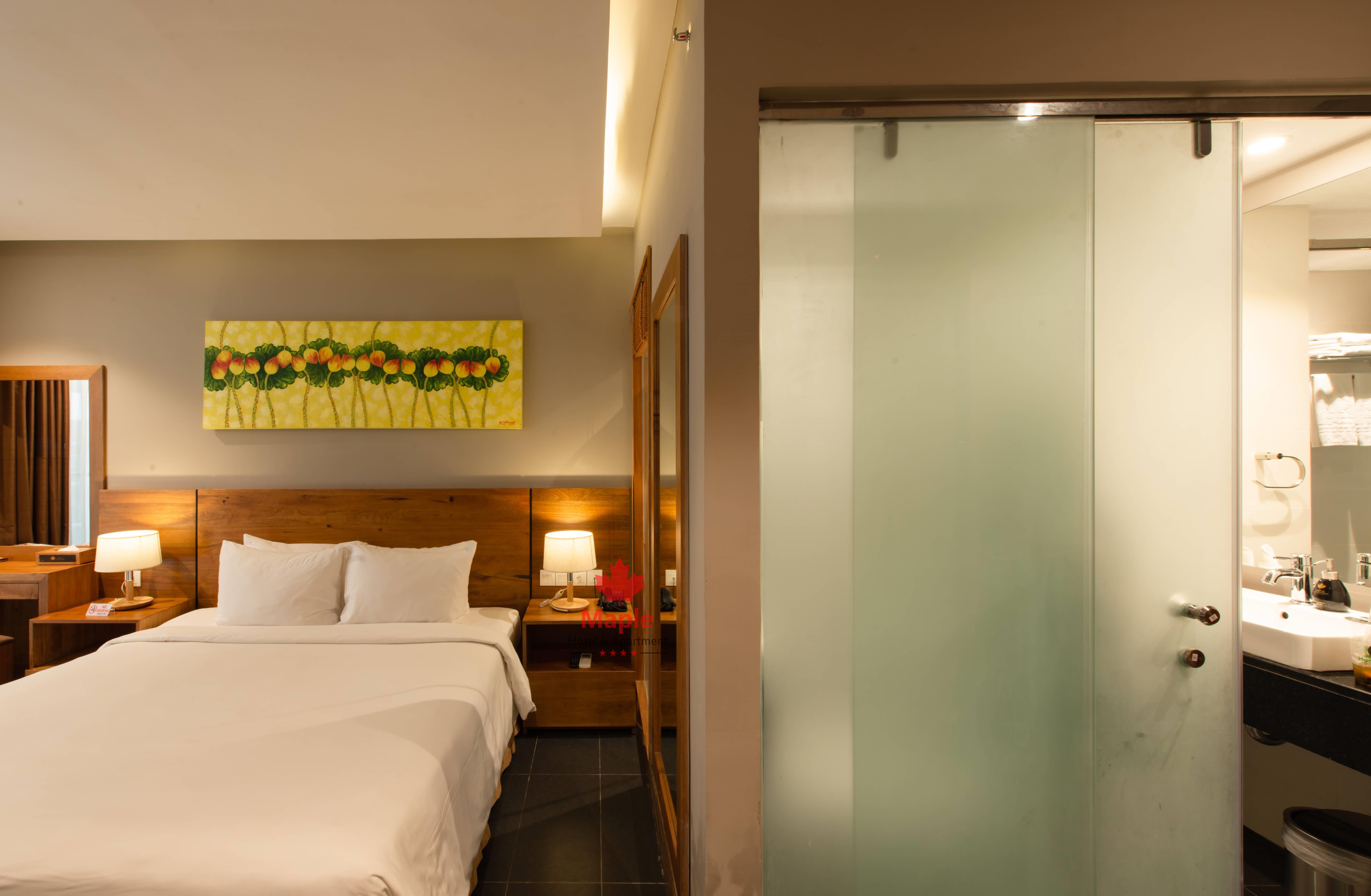 เมเปิล โฮเต็ล แอนด์ อพาร์ตเมนต์ Hotel ญาจาง ภายนอก รูปภาพ