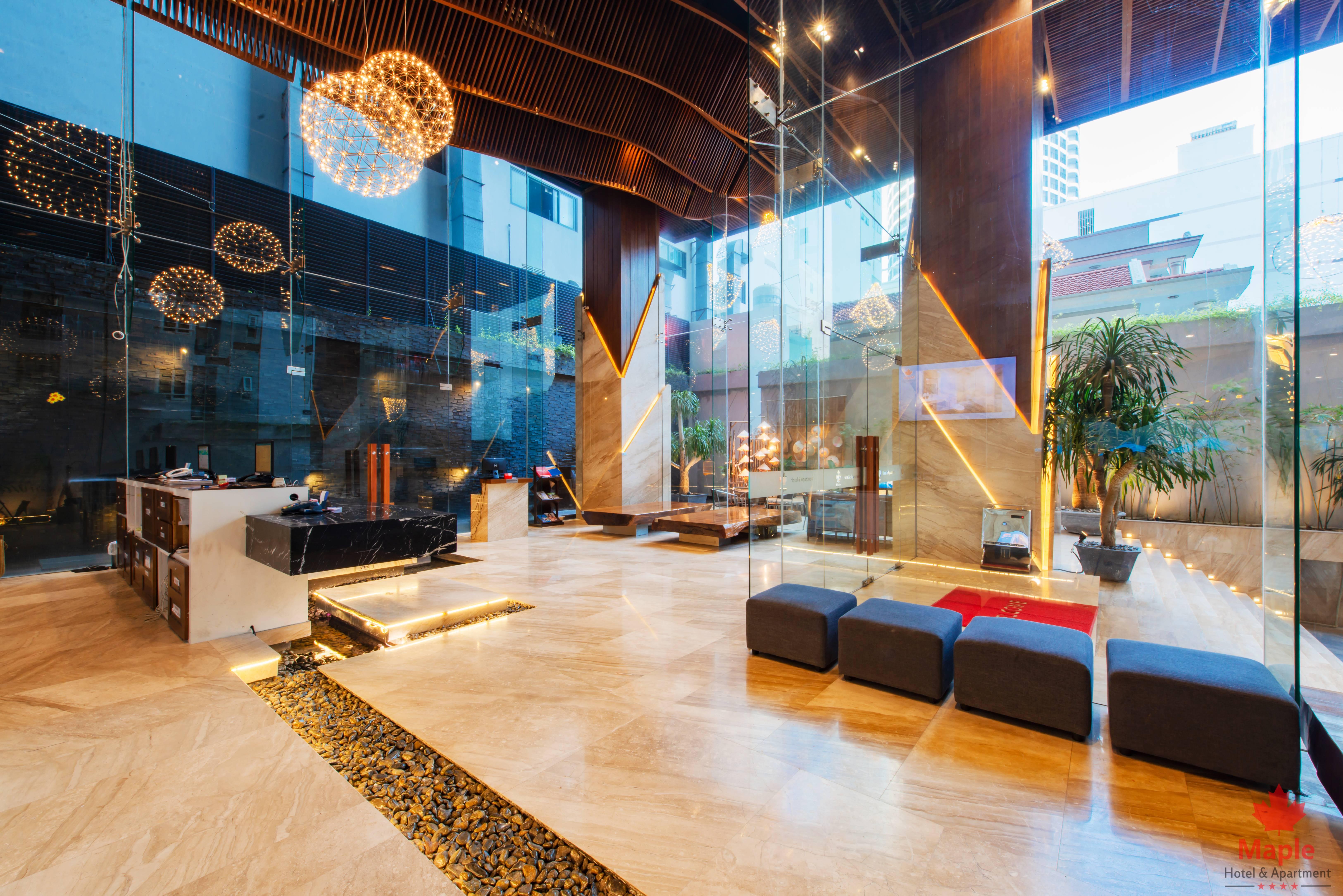เมเปิล โฮเต็ล แอนด์ อพาร์ตเมนต์ Hotel ญาจาง ภายนอก รูปภาพ