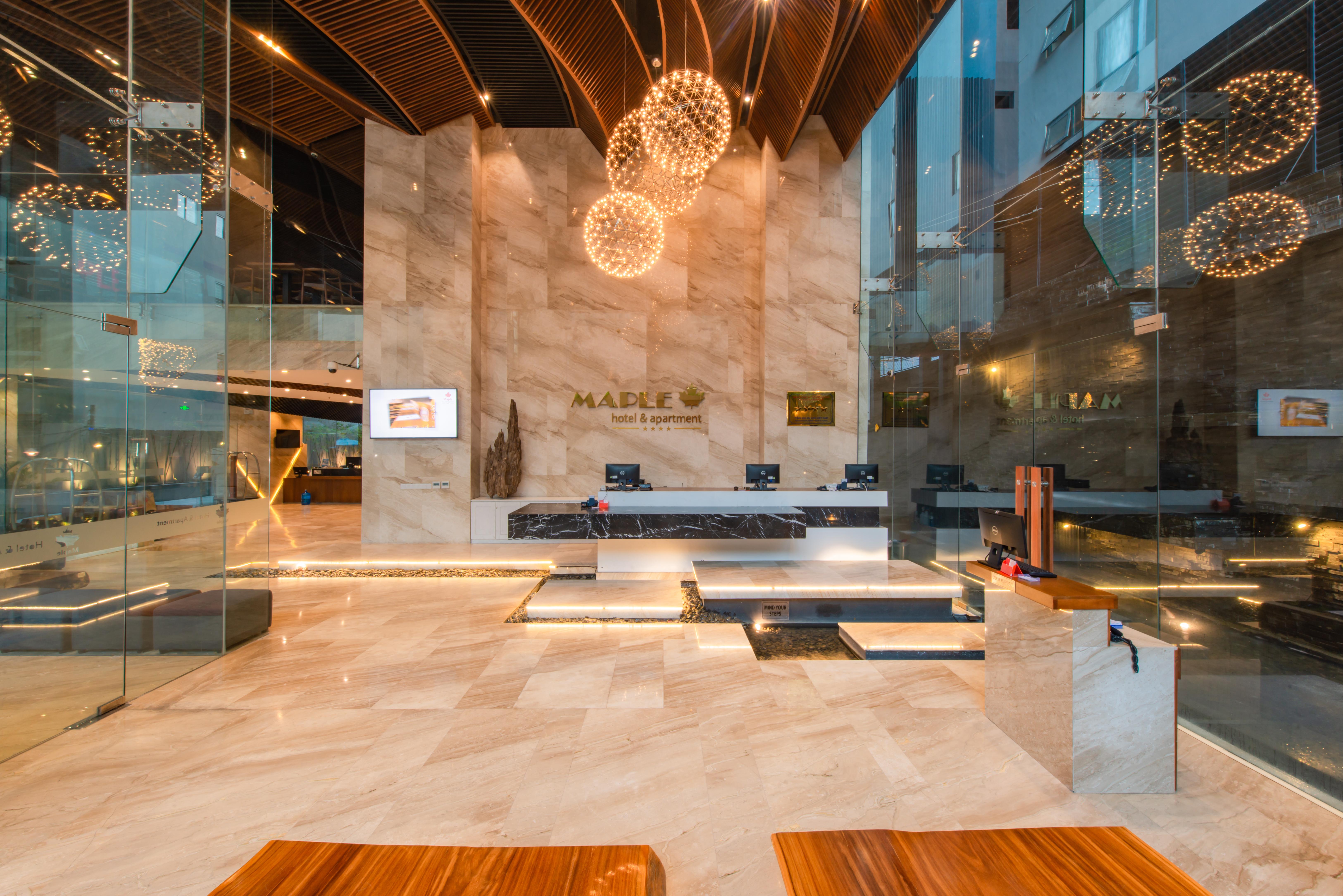 เมเปิล โฮเต็ล แอนด์ อพาร์ตเมนต์ Hotel ญาจาง ภายนอก รูปภาพ