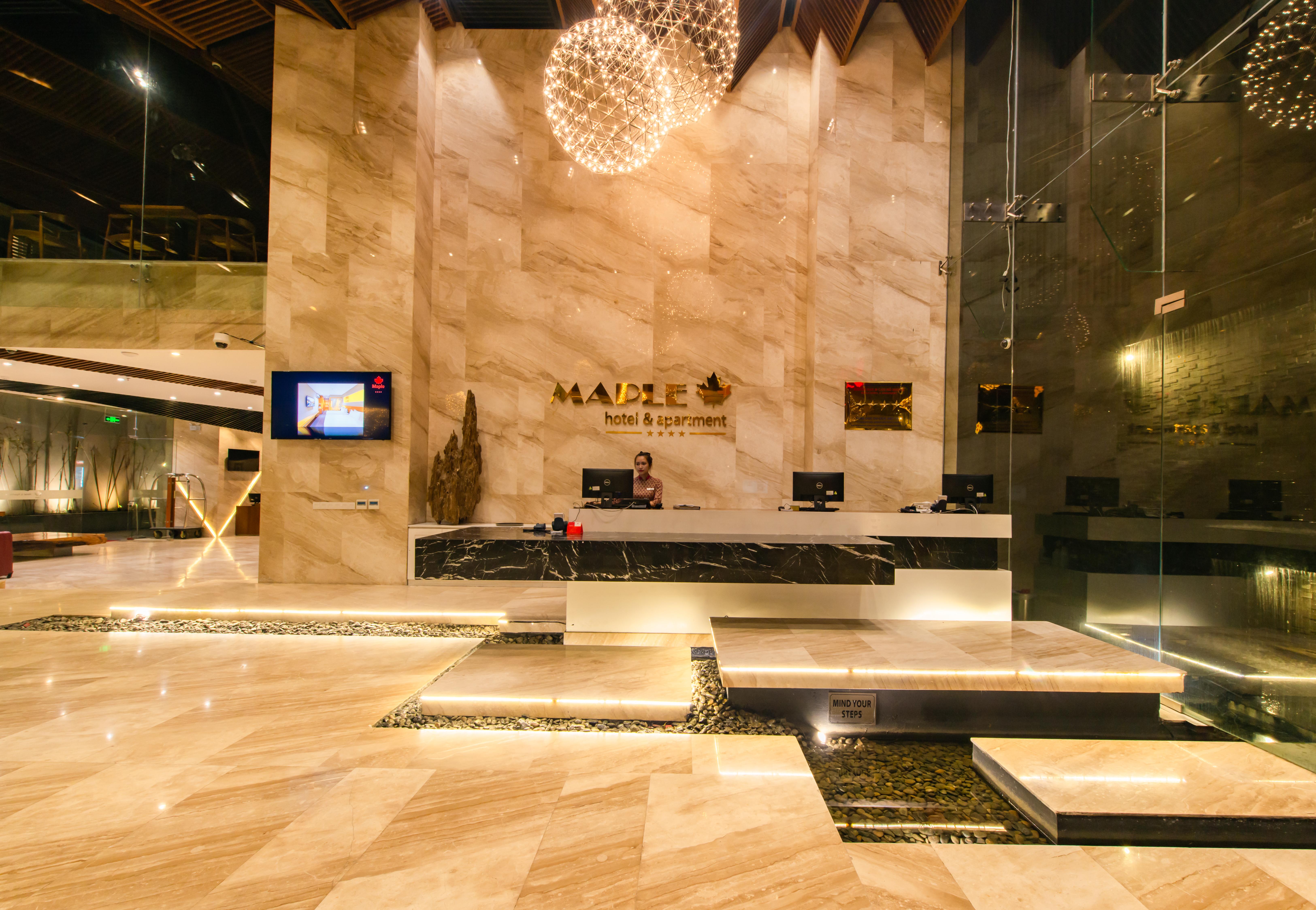 เมเปิล โฮเต็ล แอนด์ อพาร์ตเมนต์ Hotel ญาจาง ภายนอก รูปภาพ