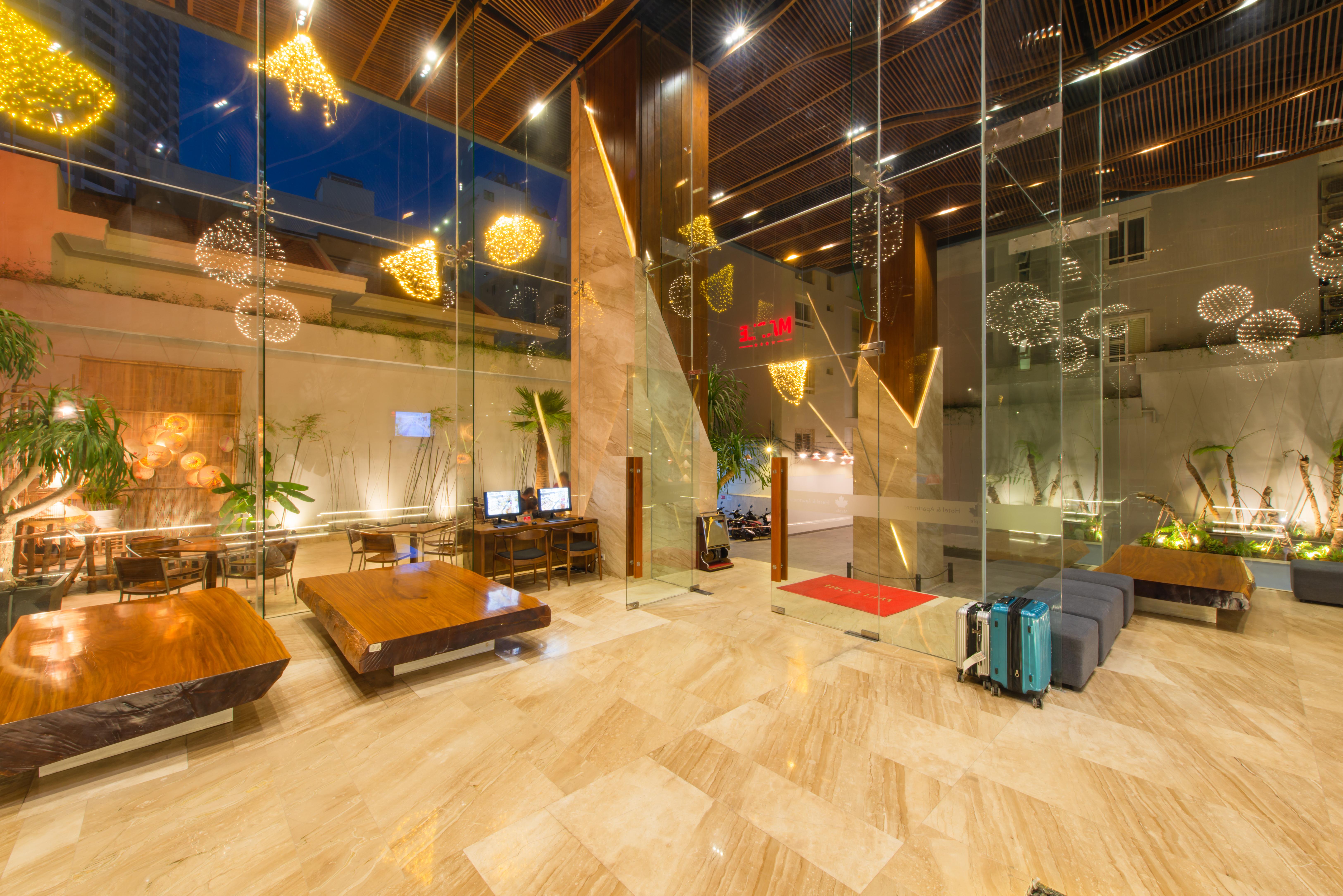 เมเปิล โฮเต็ล แอนด์ อพาร์ตเมนต์ Hotel ญาจาง ภายนอก รูปภาพ
